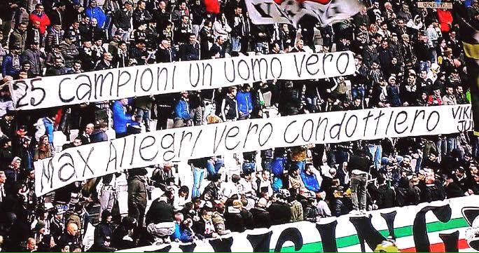 Lo Stadium chiama Allegri: «Vero condottiero, facci un saluto»