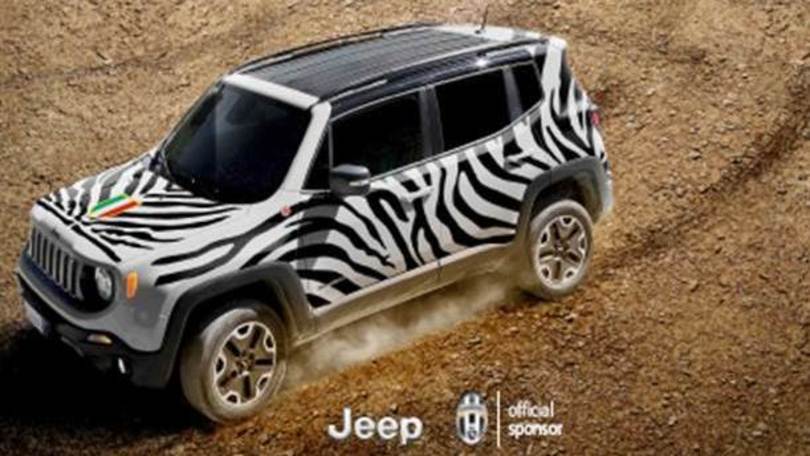 Una Jeep Renegade speciale per lo scudetto della Juve