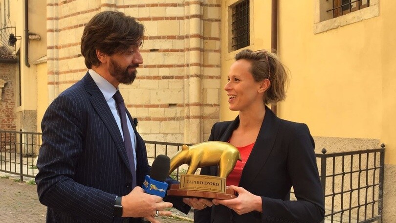 Tapiro d'Oro a Federica Pellegrini: «A Londra nessun no a fare la portabandiera»