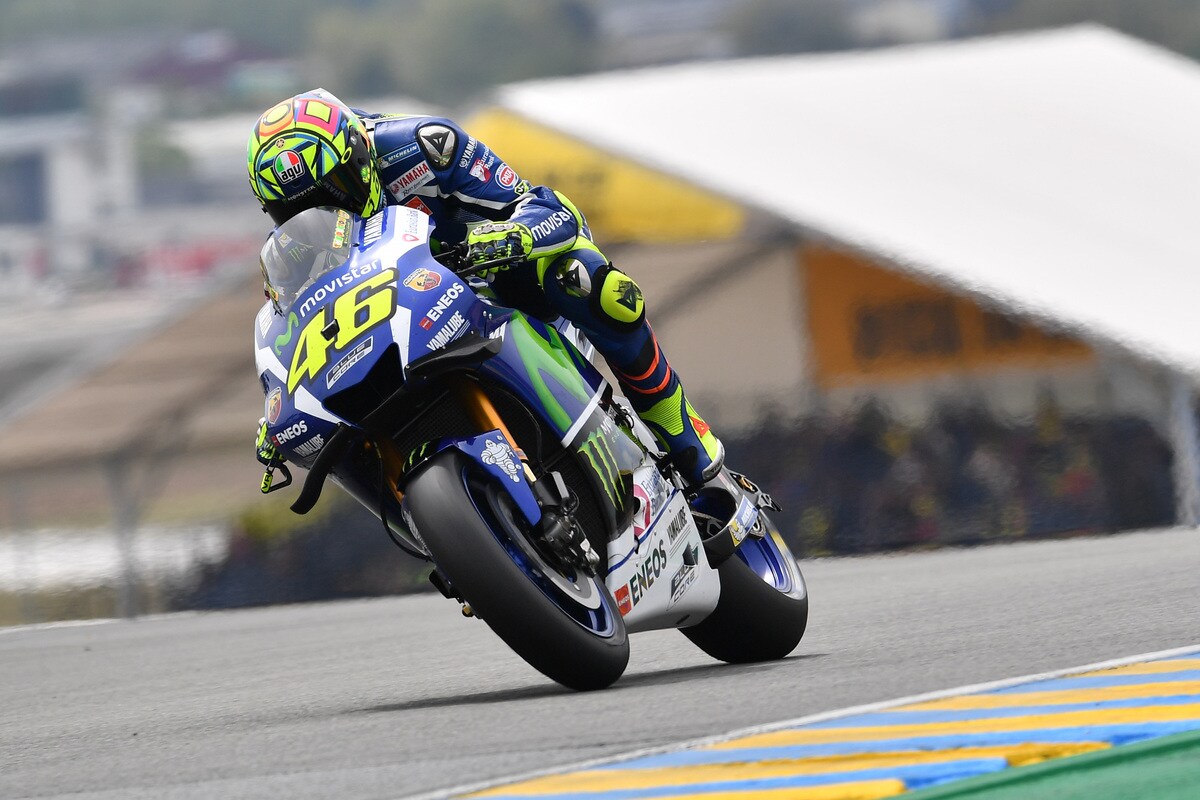 MotoGp Le Mans, Rossi: «Sbagli in qualifica, dura in terza fila»