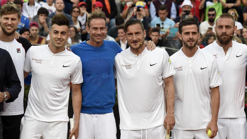 Internazionali d'Italia: Totti e la Roma, show al Foro Italico