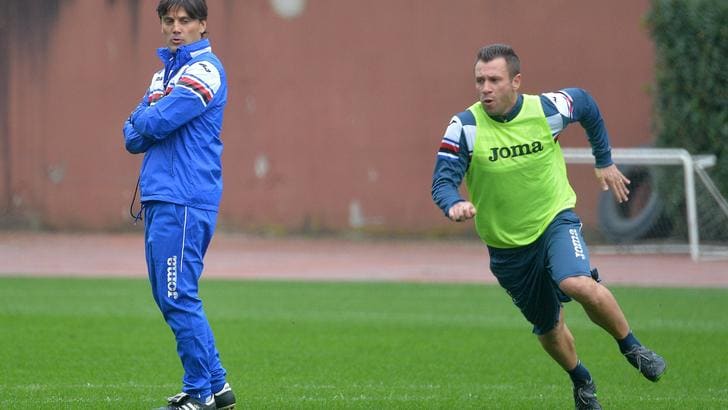 Allenamento calcio Sampdoria ufficiale Allenamento calcio Sampdoria ufficiale