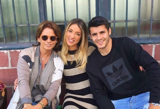 Morata presenta la nuova fidanzata a mamma Susana