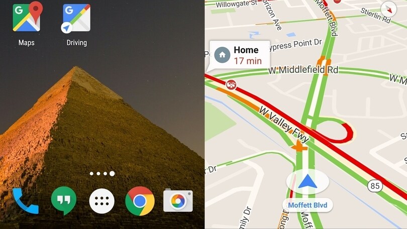 Google Maps Driving Mode, ecco l'assistente virtuale