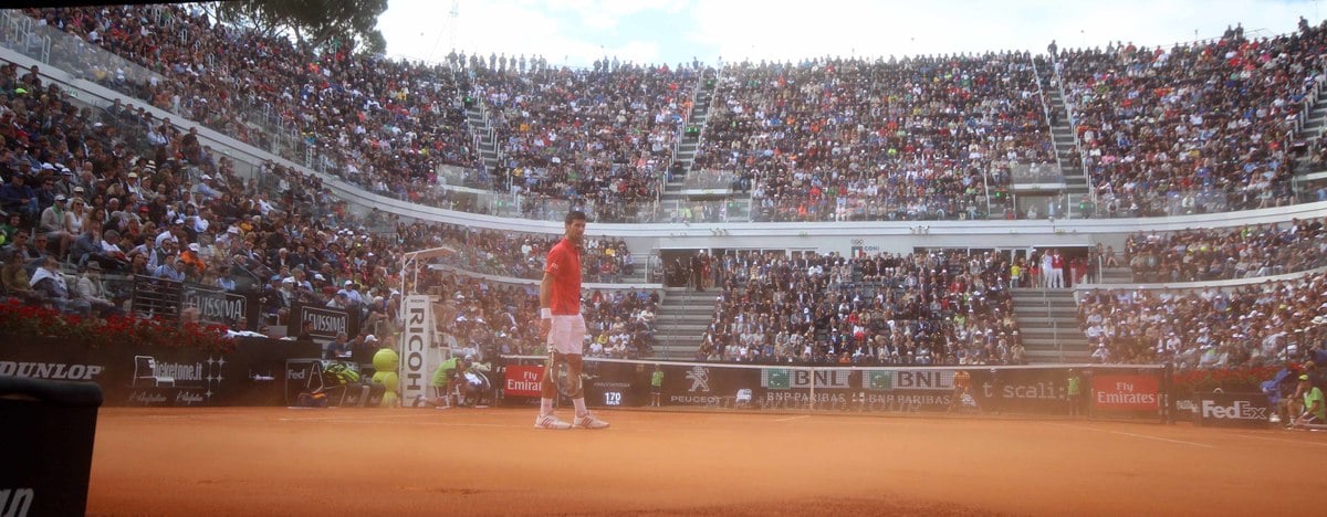 Internazionali, pioggia sul Foro Italico: le semifinali slittano