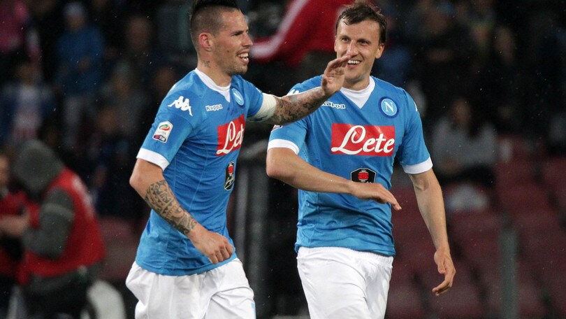 Napoli, Hamsik come Maradona: «Felice per Champions e aggancio a Diego»