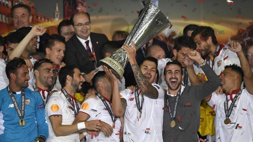 Europa League, grande festa del Siviglia