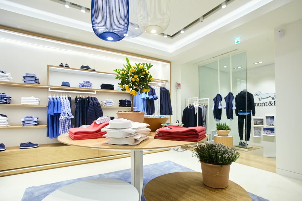 A Torino rinnovata la boutique di Harmont & Blaine