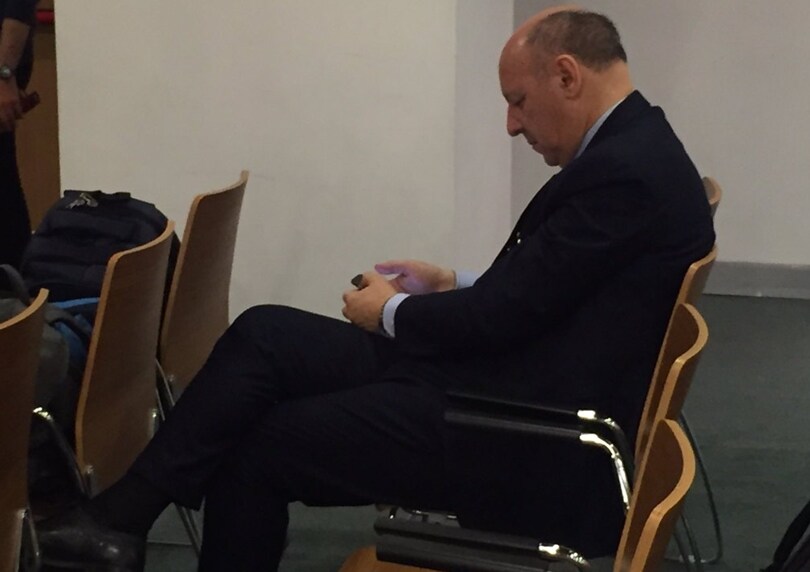 Coppa Italia Juventus, Marotta al lavoro durante la conferenza stampa?