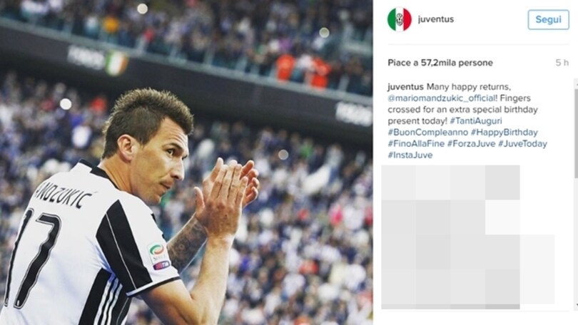 Tanti auguri, SuperMario: Mandzukic festeggia i 30 anni!