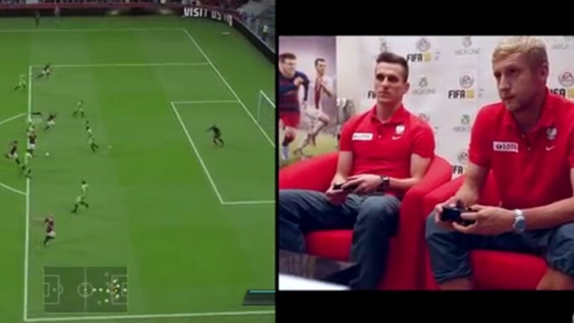 Glik, passione videogiochi: sfida Milik a Fifa 16