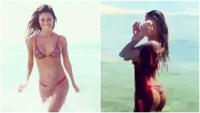 Belen al mare si fa in tre: prova costume superata!