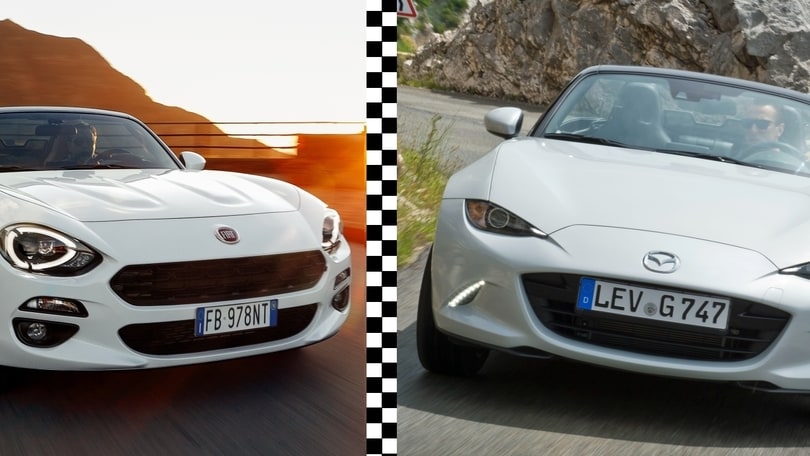 Fiat 124 Spider vs Mazda MX-5: foto