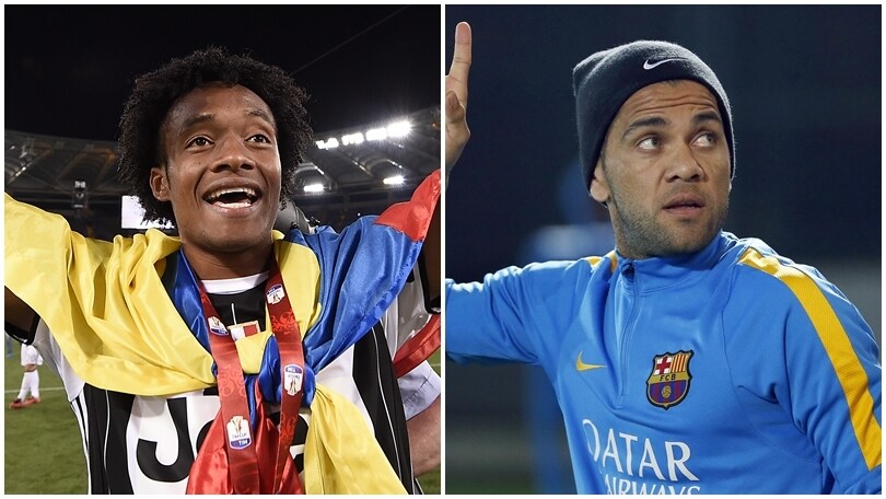 Calciomercato, dall'Inghilterra: «Cuadrado al Barcellona per sostituire Daniel Alves»