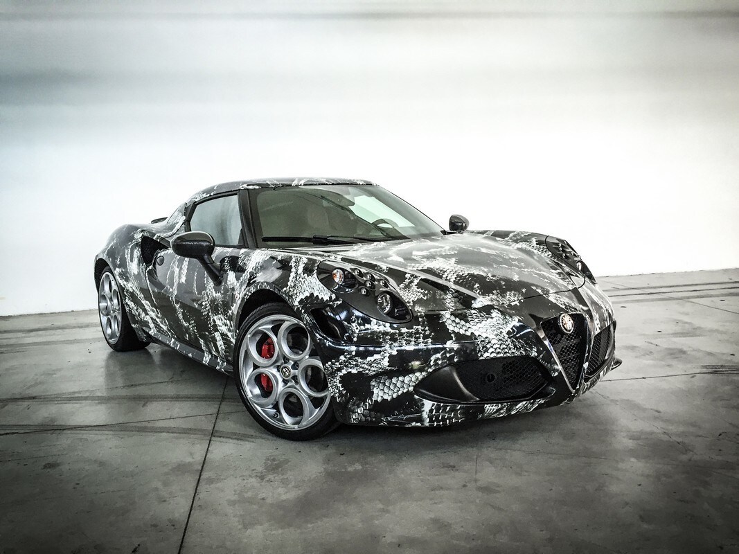 Alfa Romeo 4C Deadly Snake by Lapo Elkann: foto