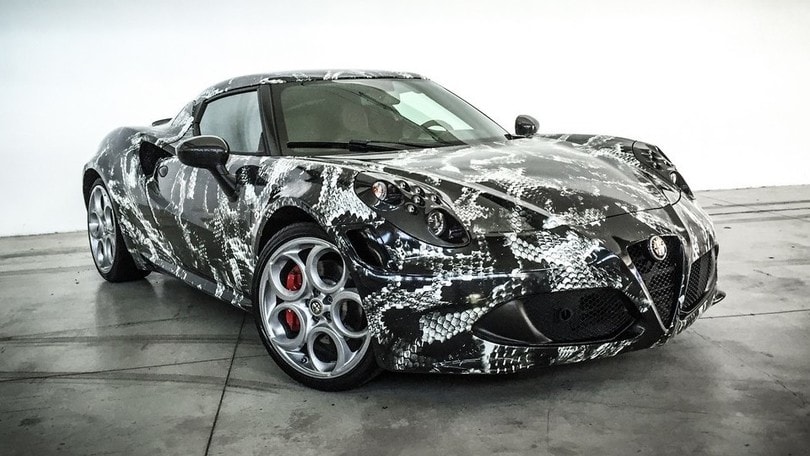 Alfa Romeo 4C Deadly Snake by Lapo Elkann: foto