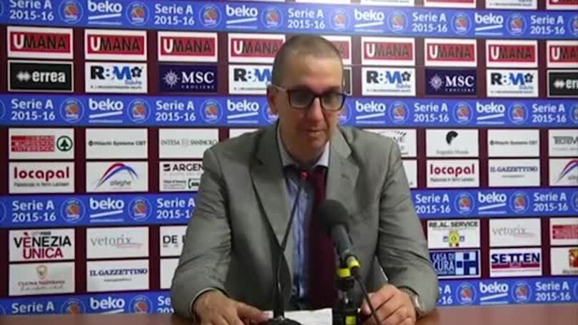 De Raffaele: "Buona prova difensiva, ma Milano ha meritato"