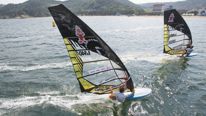 Windsurf, exploit del savonese Iachino in Corea. Ed è leader