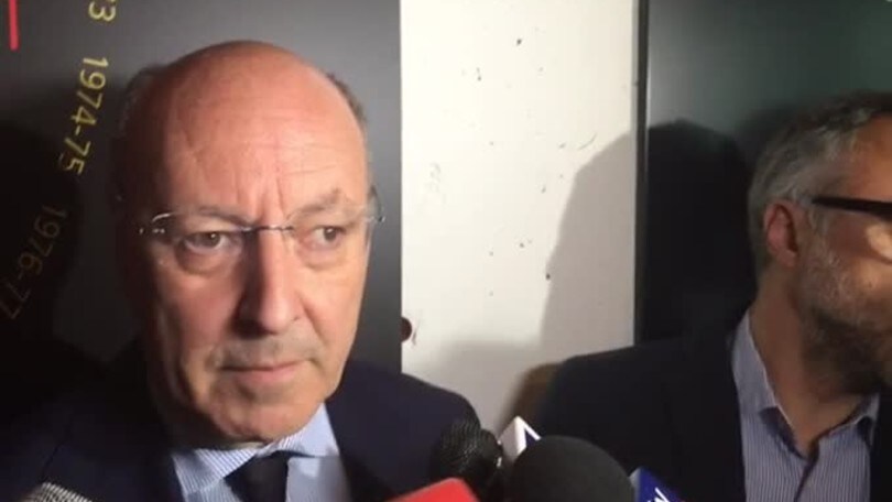 Marotta:"Alves è fattibile e Dybala non andrà alle Olimpiadi"