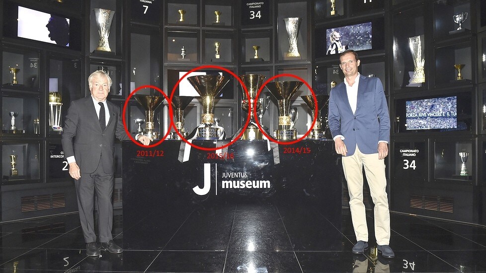 Juventus, la coppa Scudetto è cresciuta! Lo ha chiesto la tv...