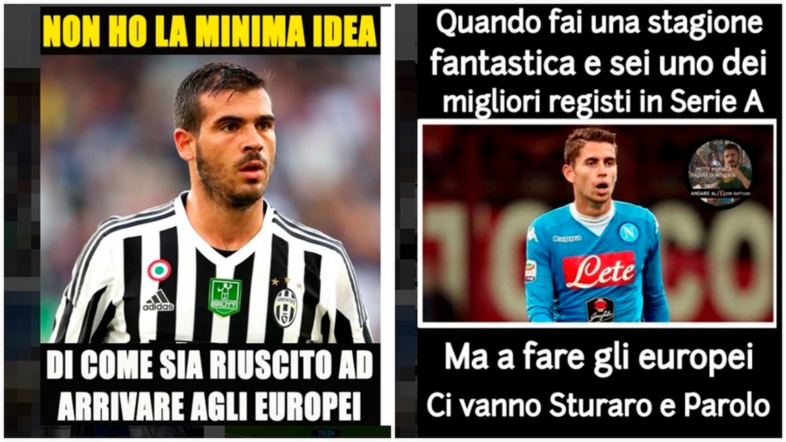 Euro 2016: c'è Sturaro e non Jorginho tra i convocati. I social si scatenano