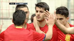 Corea asfaltata, doppietta di Morata