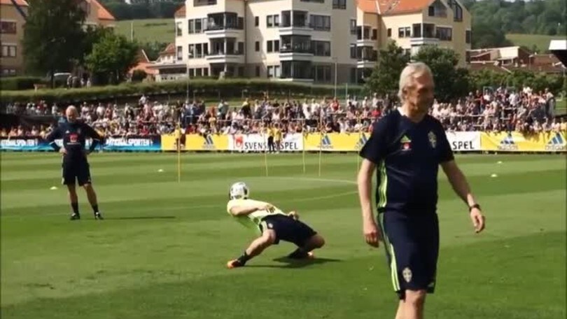 Italia, guarda Ibrahimovic: che show in allenamento!
