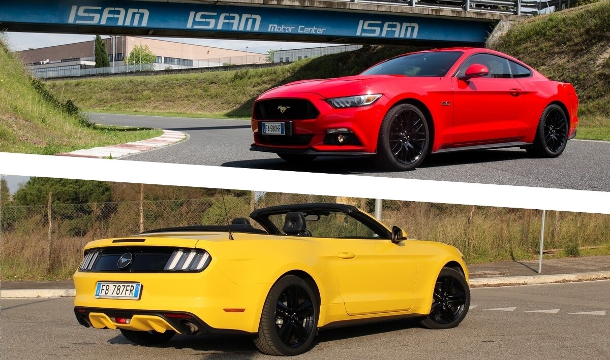 Ford Mustang 2.3 Ecoboost e 5.0 V8 GT, la prova doppia – viva l’America