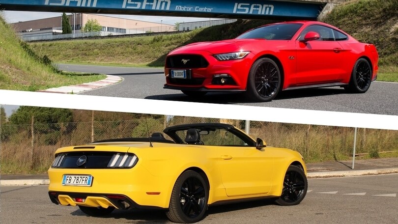 Ford Mustang 2.3 Ecoboost e 5.0 V8 GT, la prova doppia – viva l’America