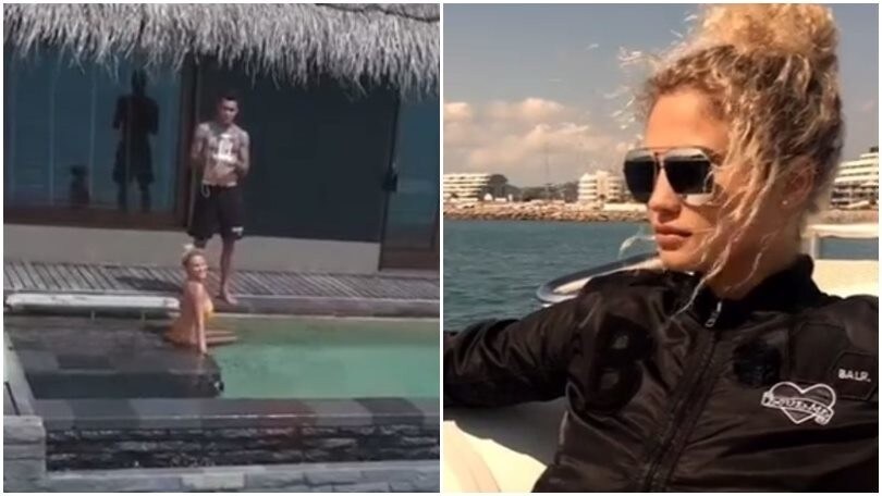 Van der Wiel, relax alle Maldive. E spunta il drone