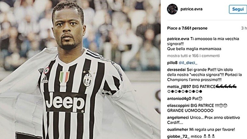 Francia, Evra e l'amore Juve: «Ti amo, mia Vecchia Signora»