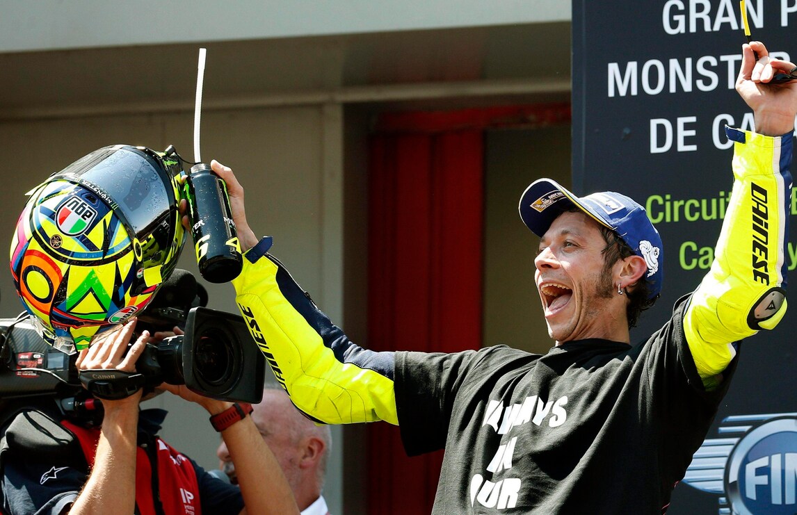 MotoGp, Rossi: «Vittoria bellissima, è per Salom»
