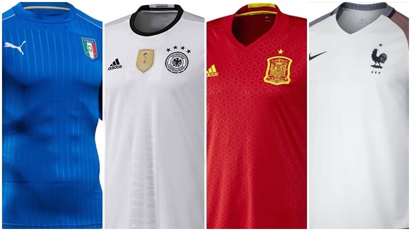 Euro 2016, ecco tutte le divise delle Nazionali