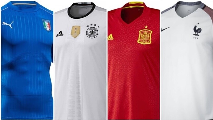 Euro 2016, ecco tutte le divise delle Nazionali