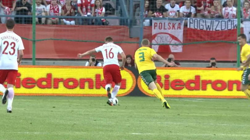 Polonia, che palo di Blaszczykowski!
