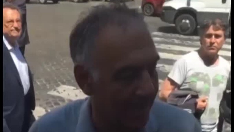 Pallotta e Totti dopo l'incontro