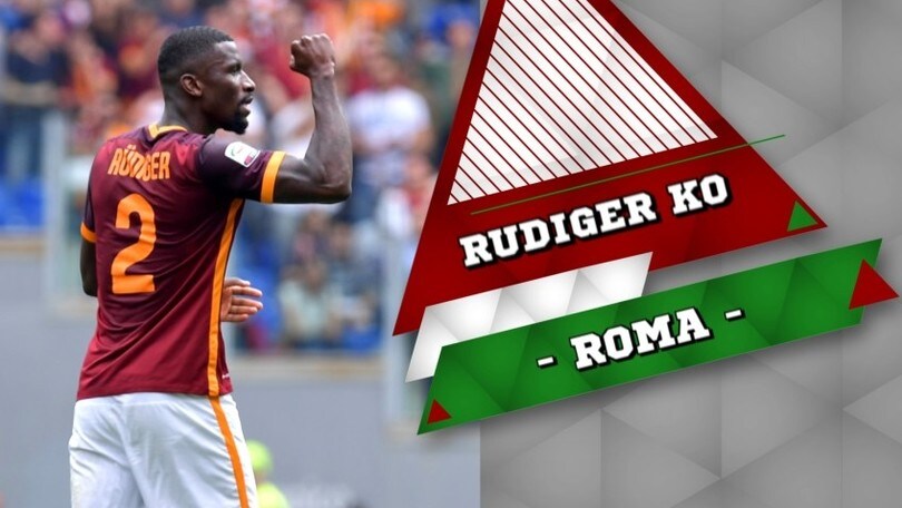 Rudiger ko, Roma nei guai