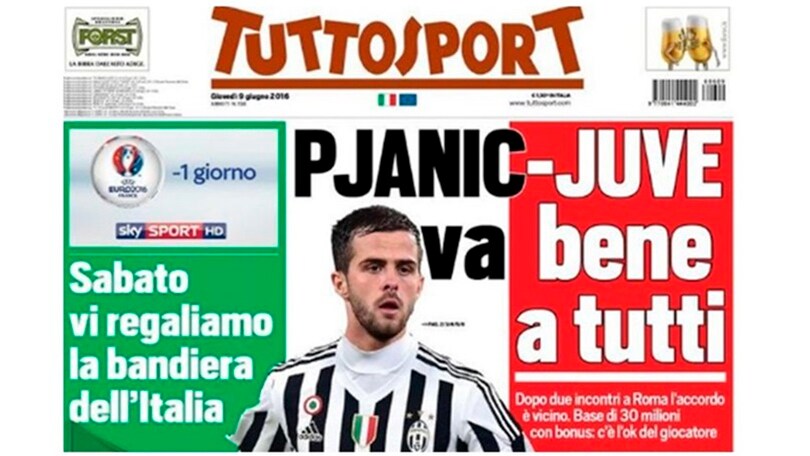 Juventus: incontri romani di Marotta. Pjanic a un passo