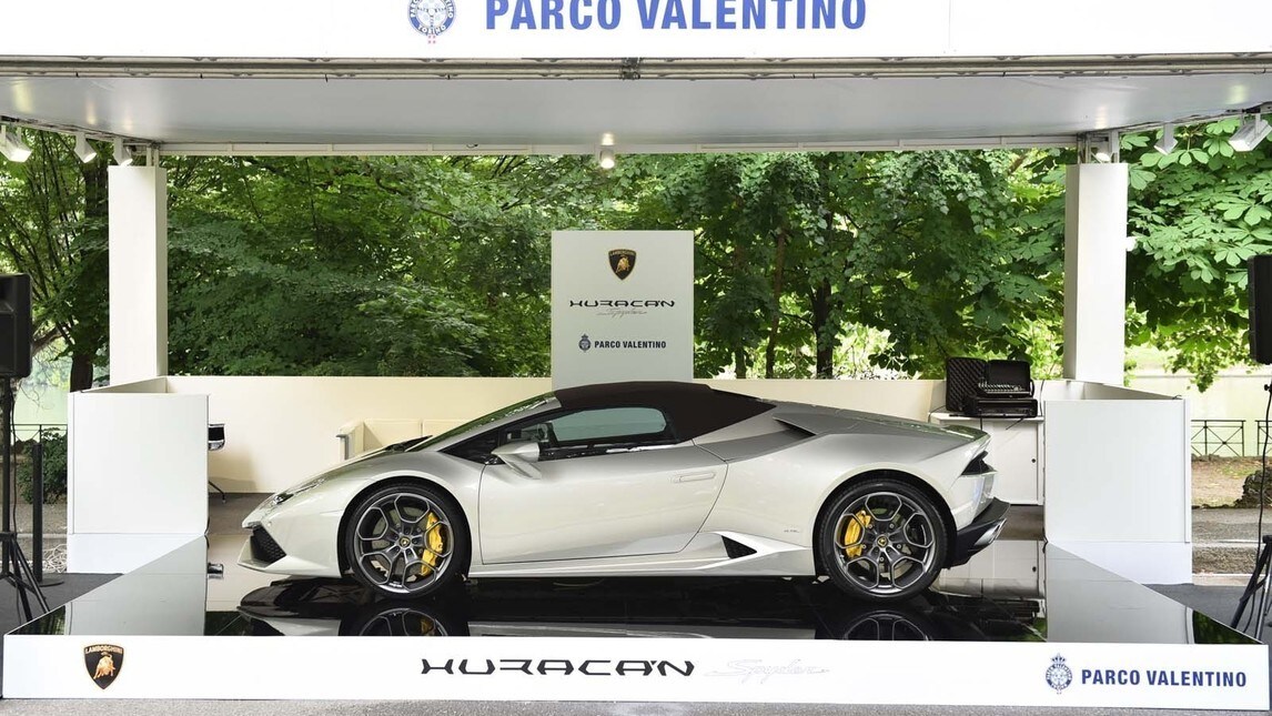 Parco Valentino, tutte le supercar del Salone di Torino