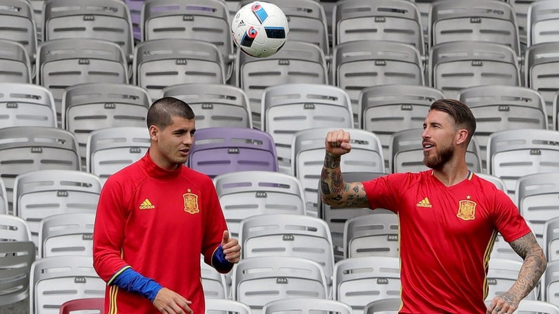 Euro 2016, allenamento Spagna: ecco Alvaro Morata