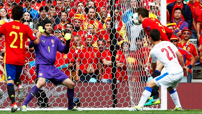 Euro 2016, Spagna-Rep.Ceca 1-0: Morata non punge, ci pensa Piqué