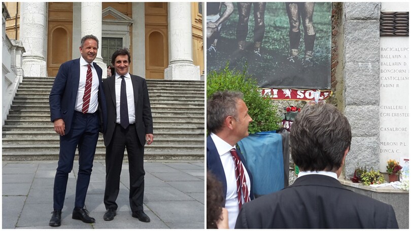 Torino, Mihajlovic con Cairo in visita a Superga
