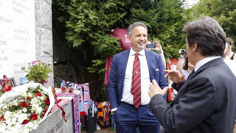 Torino, Mihajlovic e Cairo in visita a Superga