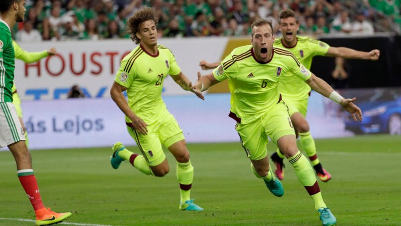 Coppa America, il Venezuela sfiderà l'Argentina ai quarti: 1-1 con il Messico