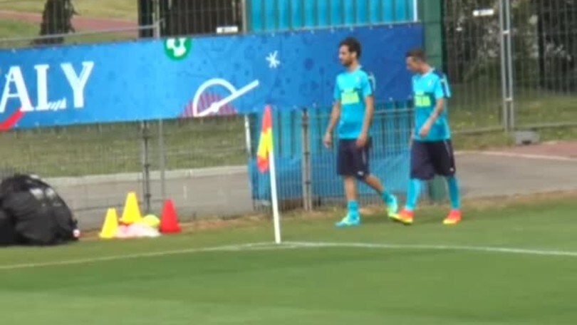 Azzurri, l'allenamento della vigilia