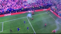 Euro 2016, Repubblica Ceca-Croazia: petardo colpisce vigile del fuoco