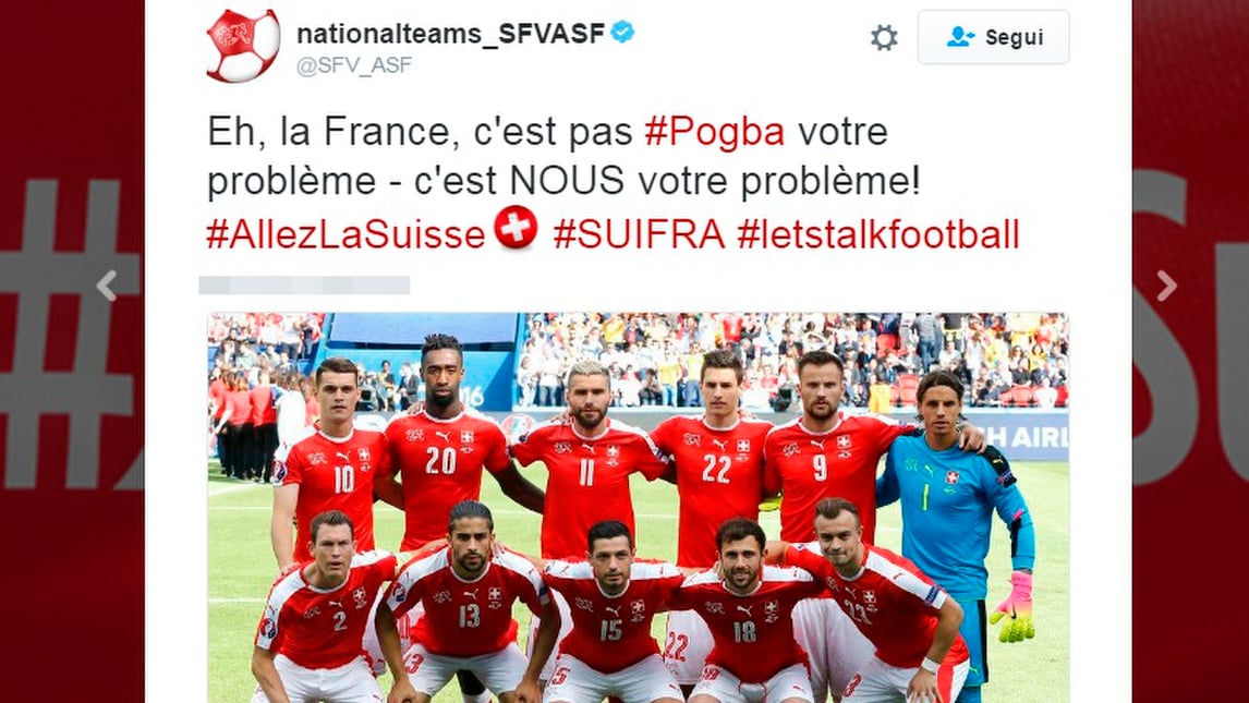 Euro 2016, la Svizzera avverte la Francia: «Non è Pogba il vostro problema ma noi»