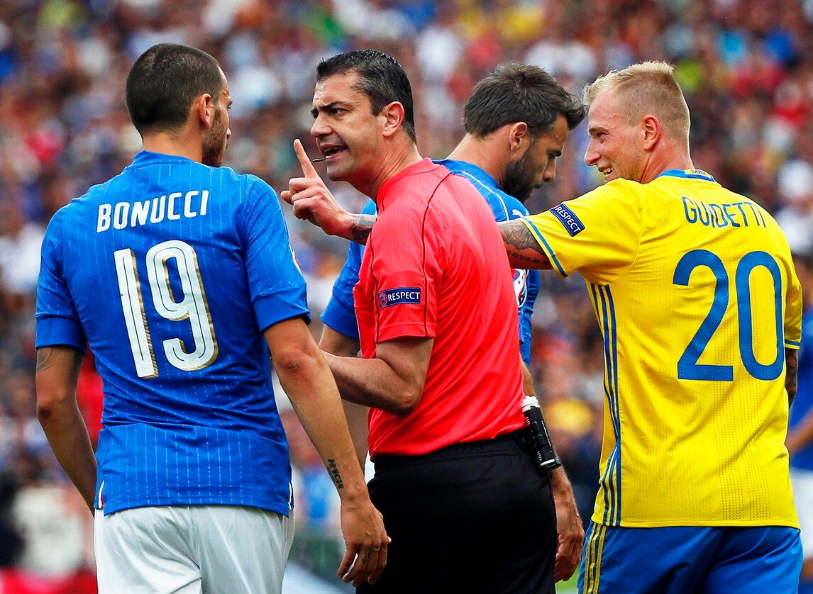 Euro 2016 Italia: la Svezia chiede un rigore al 94'