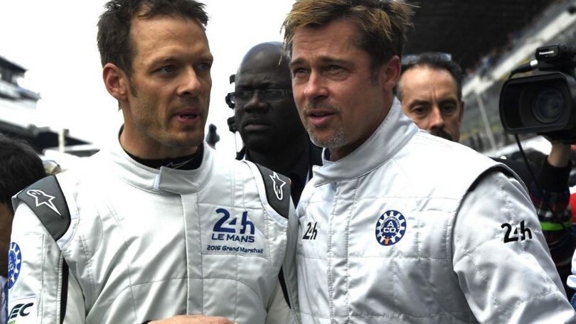 Brad Pitt in pista alla 24 Ore di Le Mans 2016