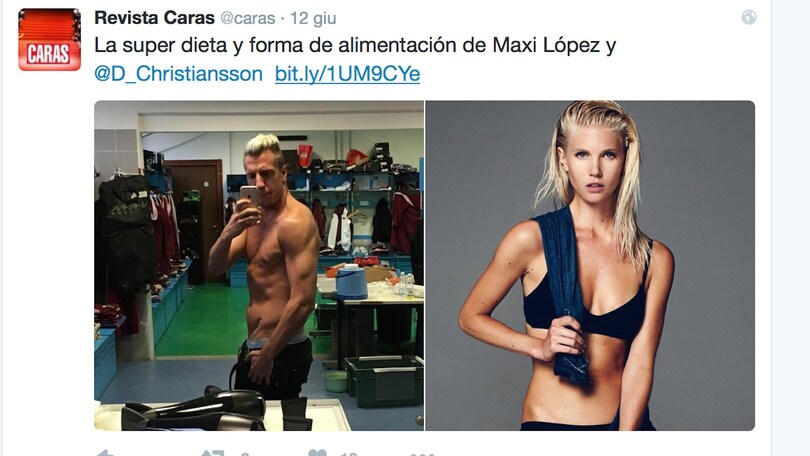 Torino, guarda come Daniela tiene in forma Maxi Lopez
